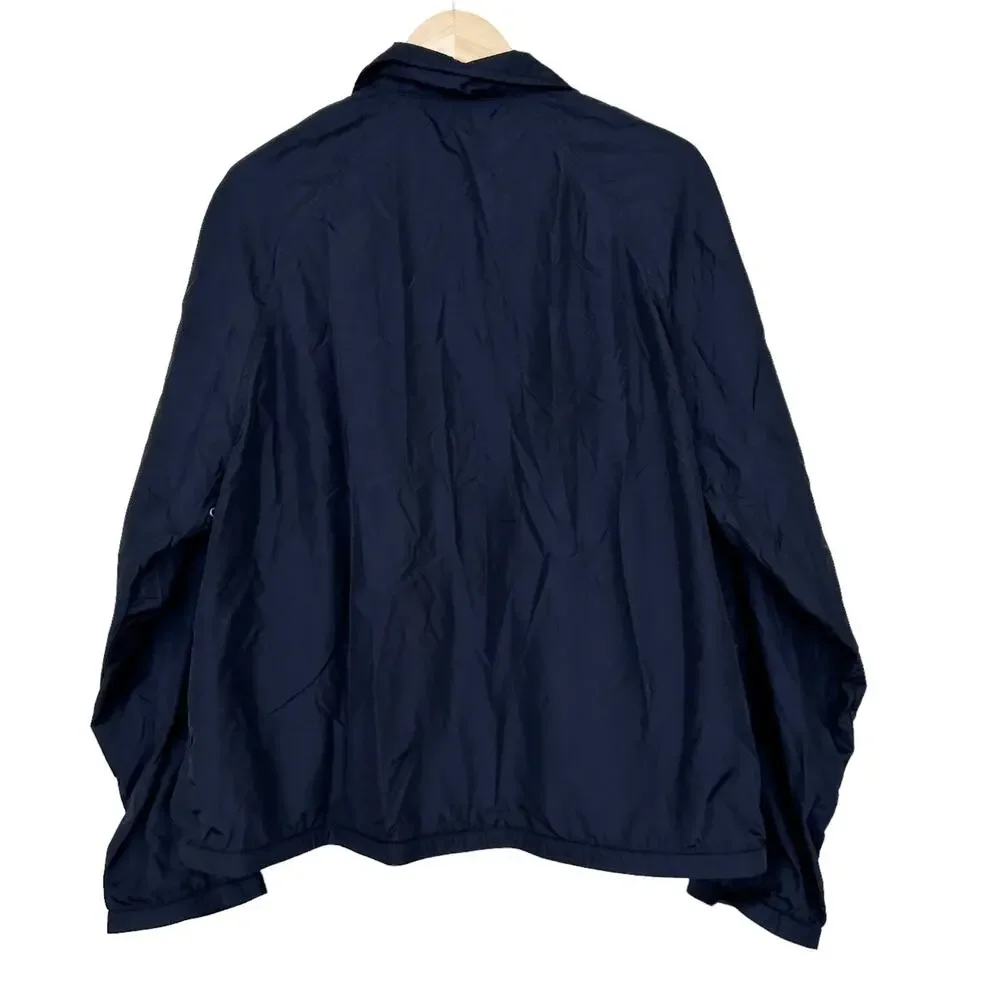 Polo Sport Ralph Lauren Black Nylon Full Zip Windbreaker Sz L